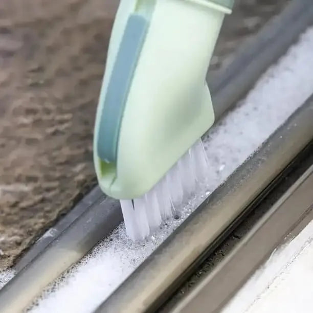 Creative Multi-Purpose Cleaning Brush – Dual-Use Wet & Dry Gap Cleaner, Water Bottle Compatible Household Cleaning Tool
