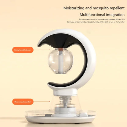 3-in-1 Smart Humidification Mosquito Repellent Lamp | Electric Mosquito Killer with Self-Drainage and Night Light for Home