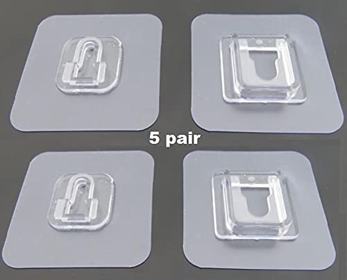 Double-Sided Adhesive Wall Hooks | Strong Suction Cup Hangers for Kitchen & Bathroom Storage
