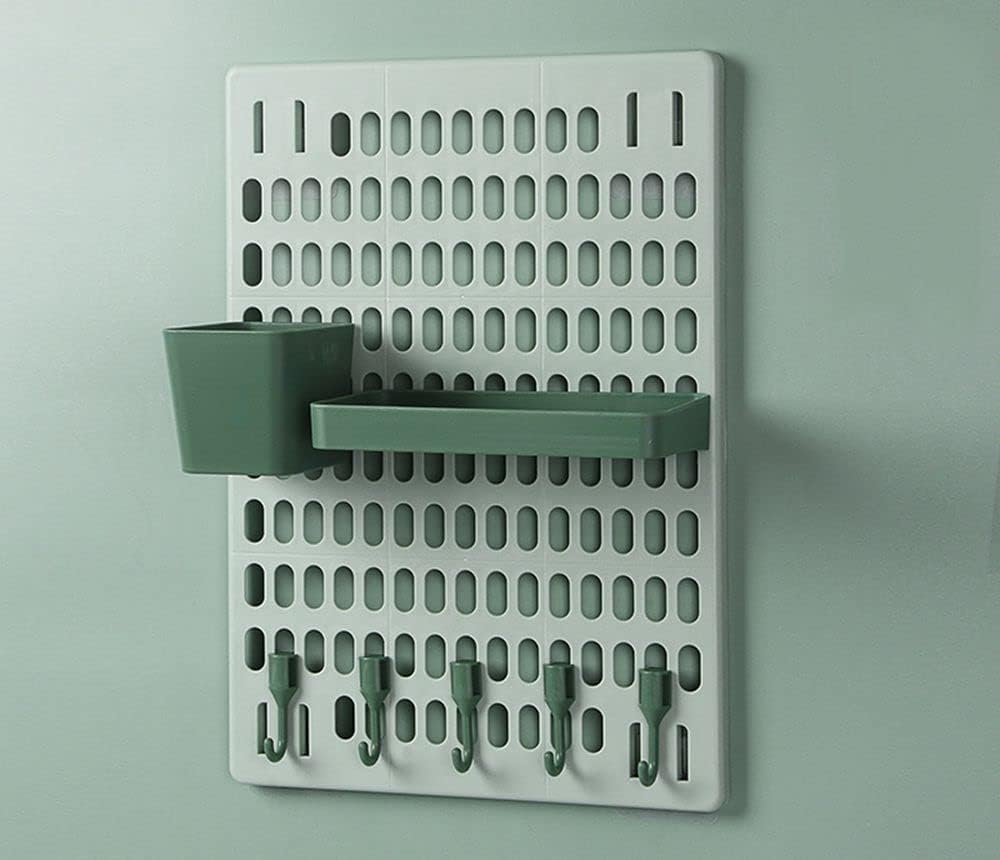 Multi-layer Kitchen Rack – Floor & Wall Hanging Storage Organizer with Free Punching Installation