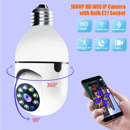 Robo Bulb Camera – Motion Detection Alert, Two Way Easy Communication