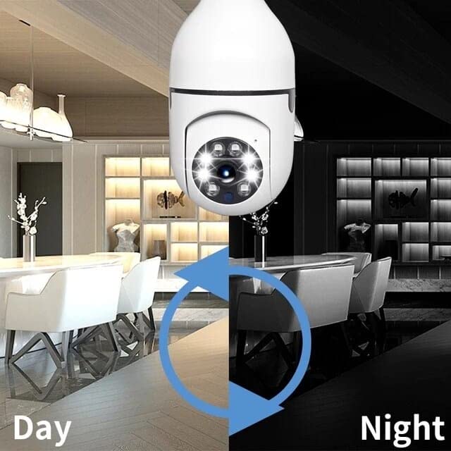 Robo Bulb Camera – Motion Detection Alert, Two Way Easy Communication