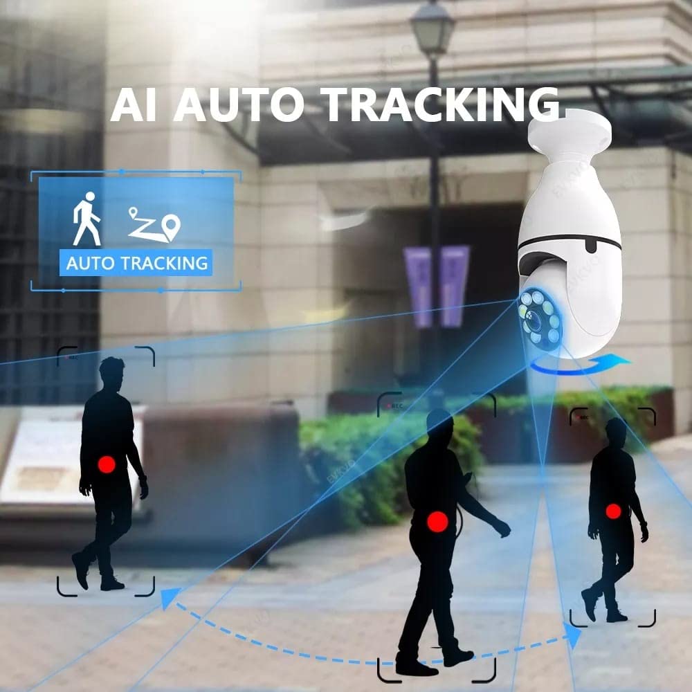 Robo Bulb Camera – Motion Detection Alert, Two Way Easy Communication