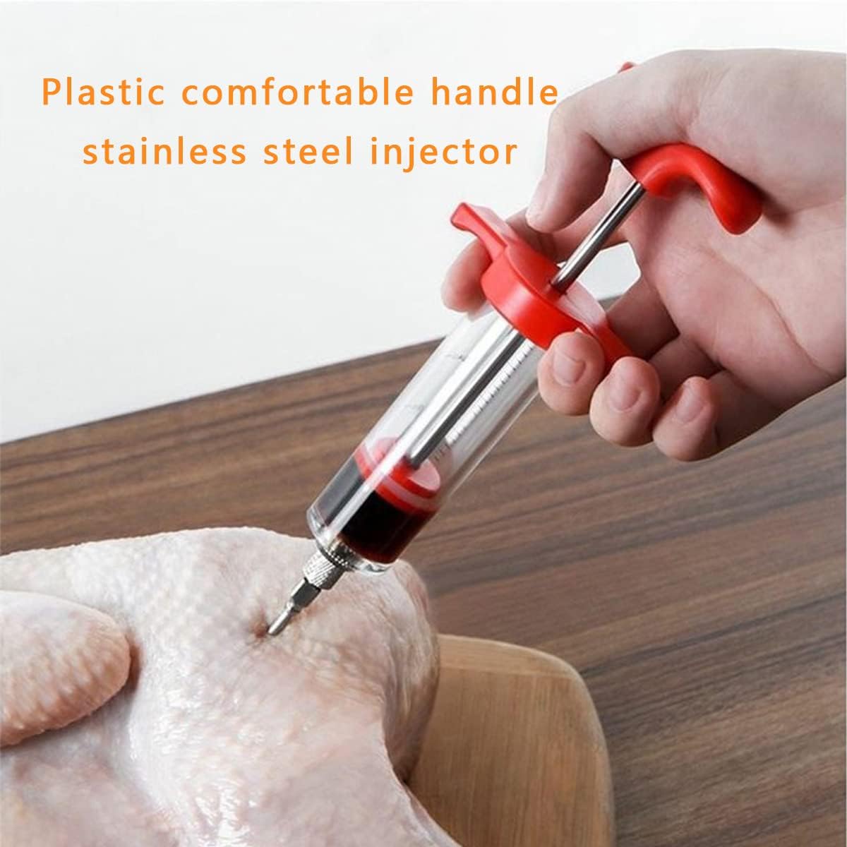 Stainless Steel Barbecue Meat Syringe - Perfect for Bari Eid!