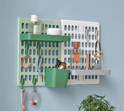 Multi-layer Kitchen Rack – Floor & Wall Hanging Storage Organizer with Free Punching Installation