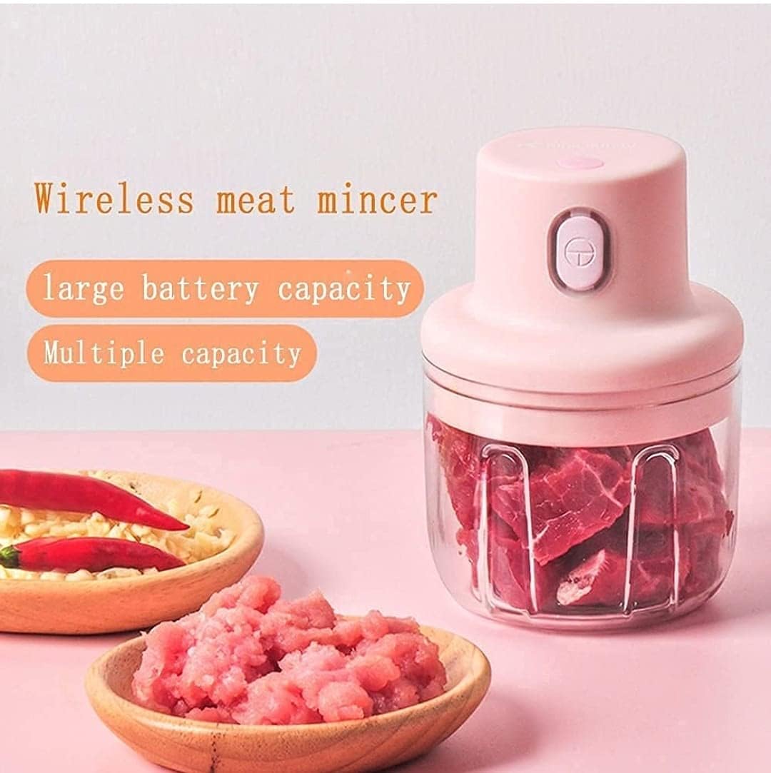 Rechargeable Electric Bowl Food Chopper