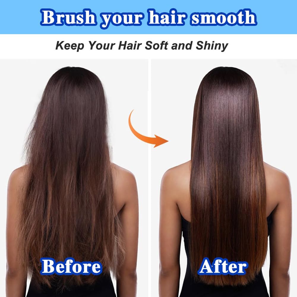 Self-Cleaning Anti-Static Telescopic Massage Comb – Hair & Scalp Care for Women, Anti-Frizz Hairdressing Tool