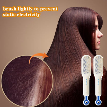 Self-Cleaning Anti-Static Telescopic Massage Comb – Hair & Scalp Care for Women, Anti-Frizz Hairdressing Tool