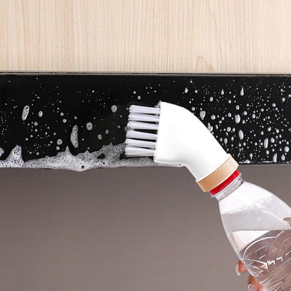 Creative Multi-Purpose Cleaning Brush – Dual-Use Wet & Dry Gap Cleaner, Water Bottle Compatible Household Cleaning Tool