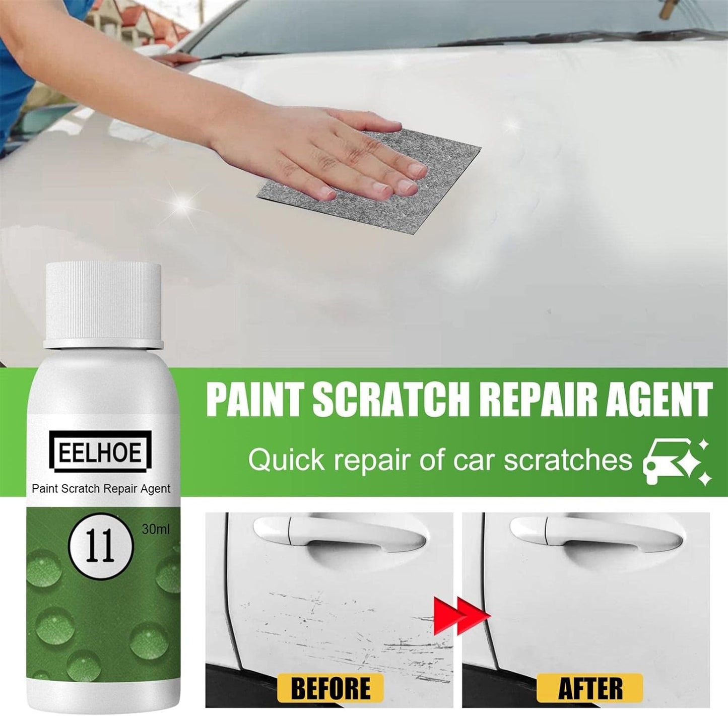 HGKJ-11 Car Liquid Scratch Repair & Polishing Agent | 50ml Paint Scratch Remover & Auto Paint Care