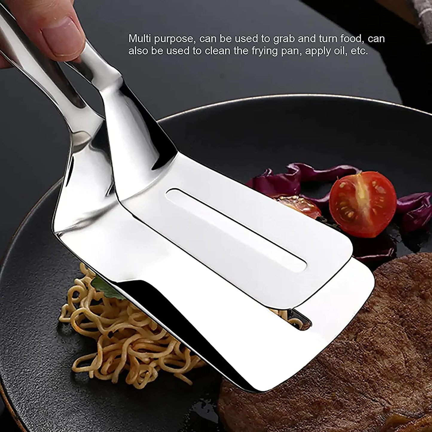 Get Your Kitchen Clean in No Time with 3-in-1 Cooking Tongs.
