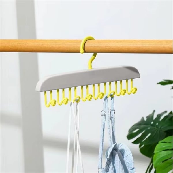 8 Hooks Multi-Purpose Adhesive Hanger – Space-Saving Organizer for Kitchen, Bathroom & Cabinets
