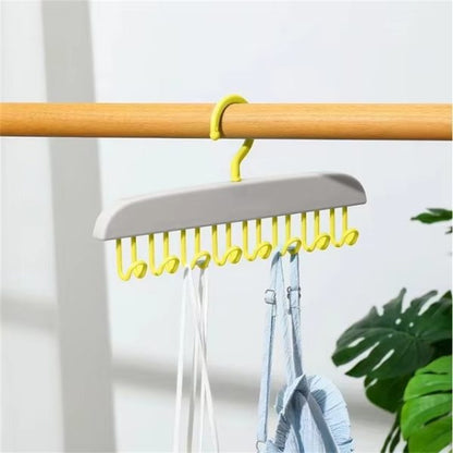8 Hooks Multi-Purpose Adhesive Hanger – Space-Saving Organizer for Kitchen, Bathroom & Cabinets
