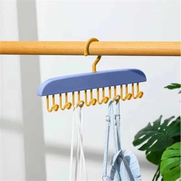 8 Hooks Multi-Purpose Adhesive Hanger – Space-Saving Organizer for Kitchen, Bathroom & Cabinets