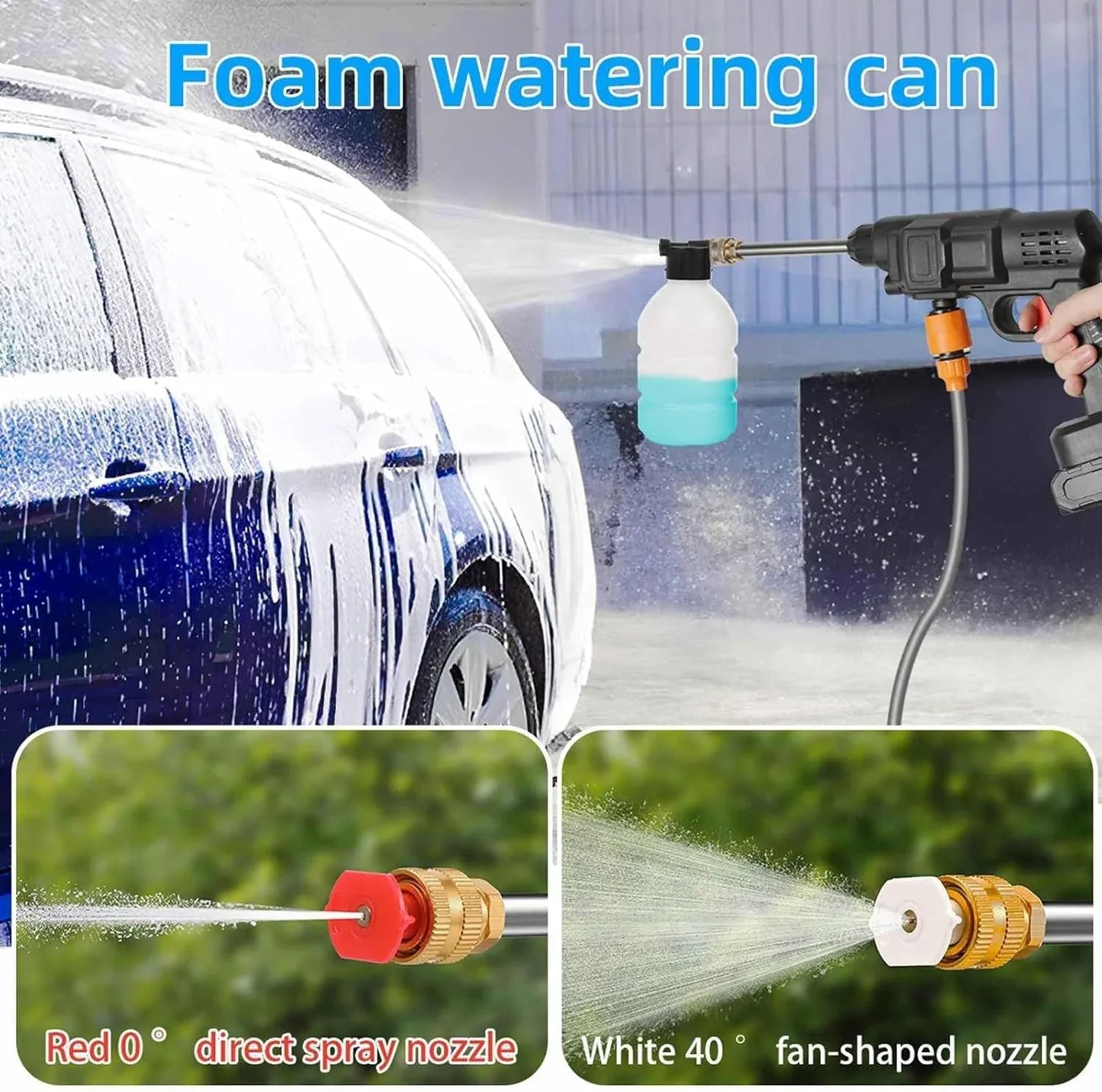 Portable High-Pressure Washer Gun (Imported)