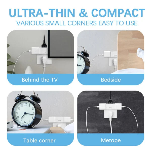 3 in 1 Rotatable Socket Converter