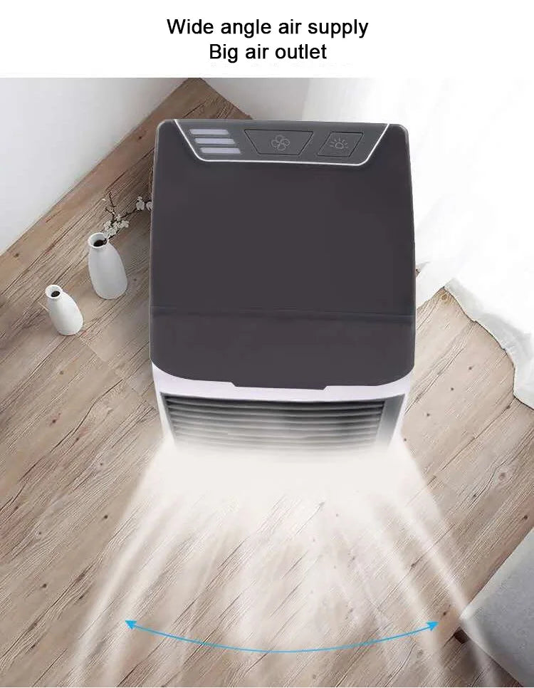 "Multi-Function Mini Air Conditioning Cooling Fan: USB-Powered Household Portable Air Conditioner and Humidifier with Strong Wind Capability"