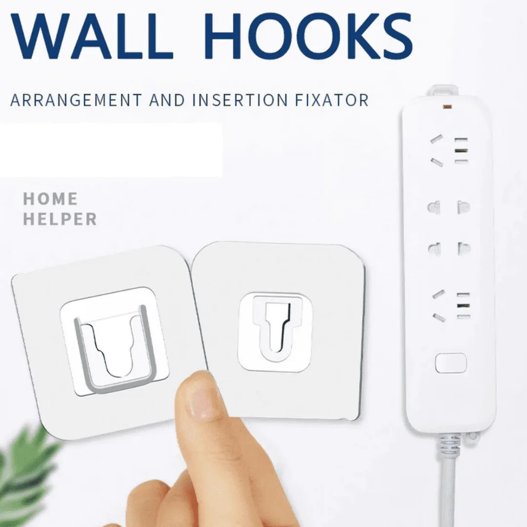 Double-Sided Adhesive Wall Hooks | Strong Suction Cup Hangers for Kitchen & Bathroom Storage