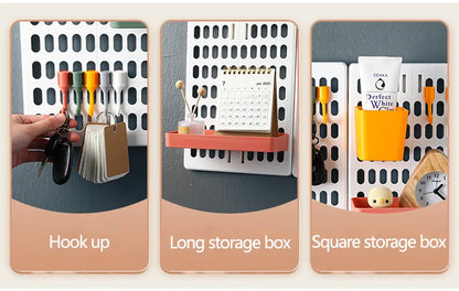 Multi-layer Kitchen Rack – Floor & Wall Hanging Storage Organizer with Free Punching Installation