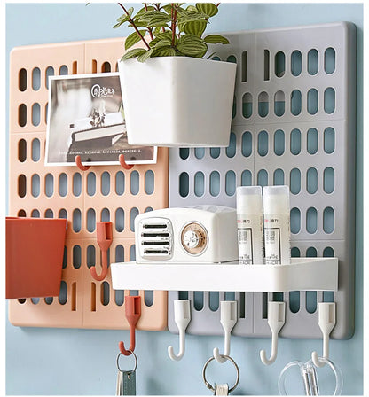 Multi-layer Kitchen Rack – Floor & Wall Hanging Storage Organizer with Free Punching Installation