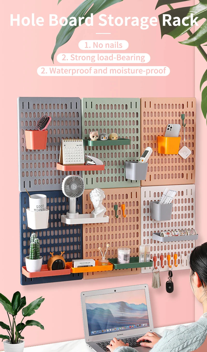 Multi-layer Kitchen Rack – Floor & Wall Hanging Storage Organizer with Free Punching Installation