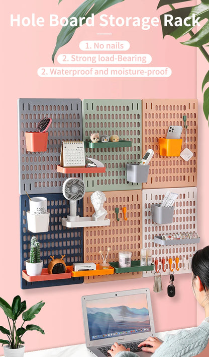 Multi-layer Kitchen Rack – Floor & Wall Hanging Storage Organizer with Free Punching Installation