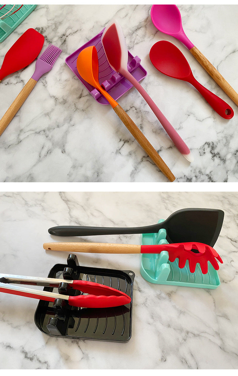 Organize Your Kitchen with Rack Sponge Rest for Tableware.