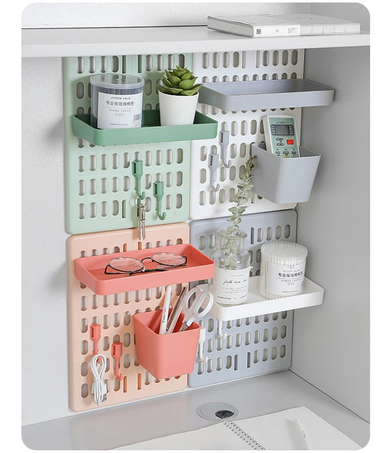 Multi-layer Kitchen Rack – Floor & Wall Hanging Storage Organizer with Free Punching Installation