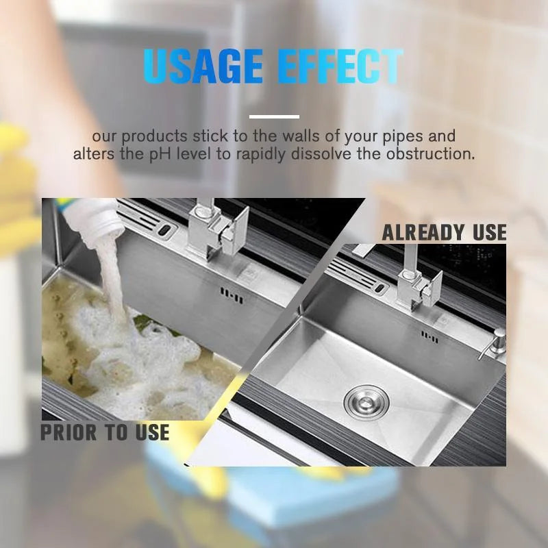 SwiftFlow Sink and Drain Cleaner: Quick Wash, Pipe Dredge, Deodorant – Your Ultimate Drain Solution!