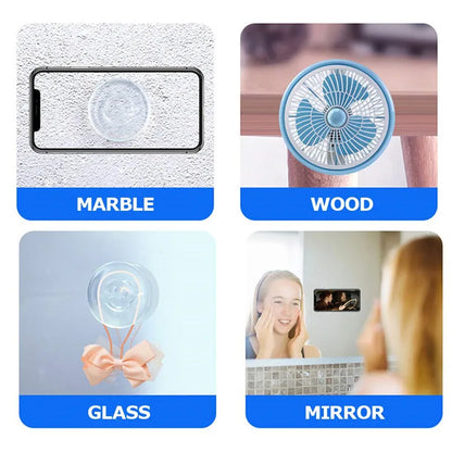 Universal Mobile Holder & Tablet Stand – Your On-the-Go Dashboard Mount with Traceless Magic Sticker Technology!