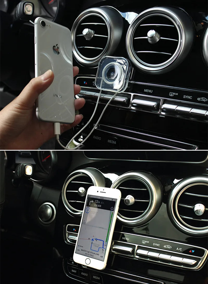 Universal Mobile Holder & Tablet Stand – Your On-the-Go Dashboard Mount with Traceless Magic Sticker Technology!