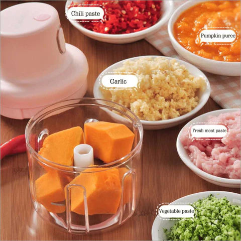 Rechargeable Electric Bowl Food Chopper