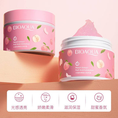 Bioaqua Peach Extract Fruit Acid Exfoliating Face Gel Cream – Unveil Your Naturally Glowing Skin!"