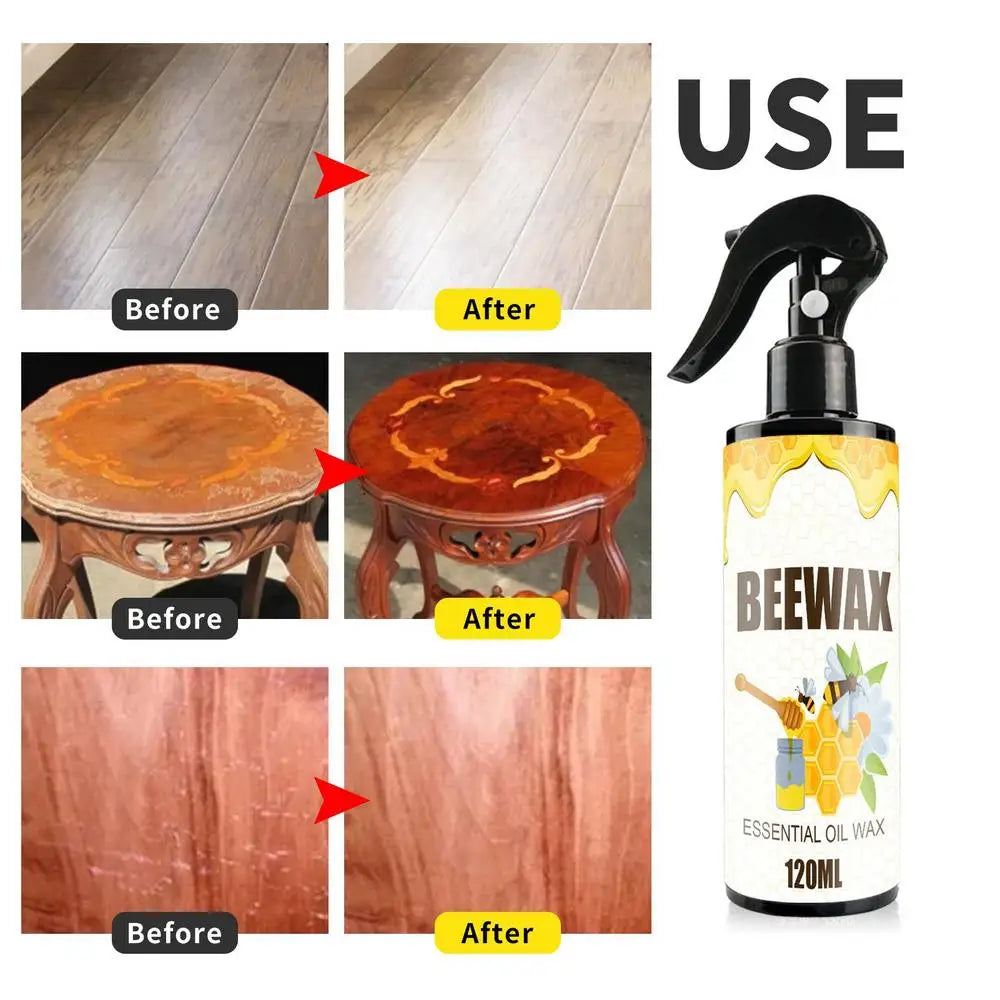 Multipurpose Beeswax Furniture Polish Spray: Premium Care for Wood Furniture"