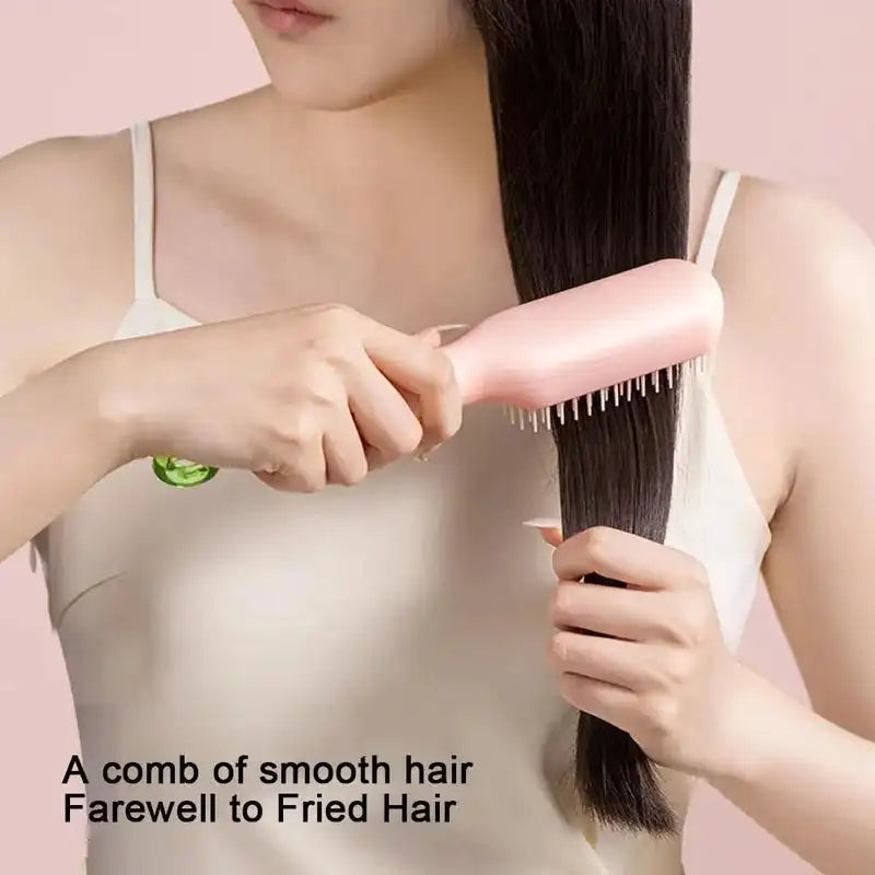 Self-Cleaning Anti-Static Telescopic Massage Comb – Hair & Scalp Care for Women, Anti-Frizz Hairdressing Tool