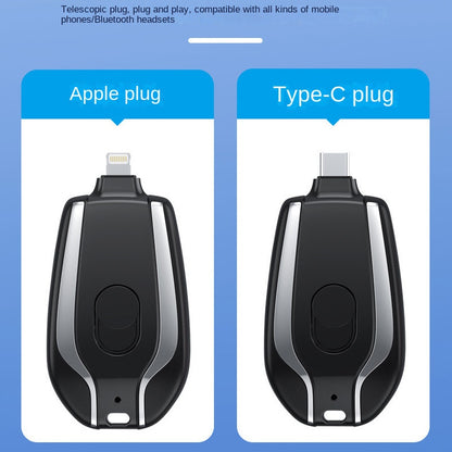 Portable Charger Keychain Power Pod 2 in 1 Fast Charging Key Chain