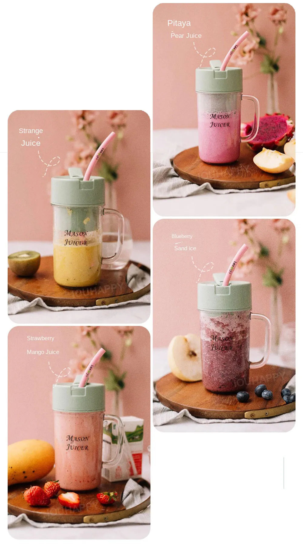 Blend & Go: Portable Juicer & Ice Crusher – Your On-the-Go Freshness Companion