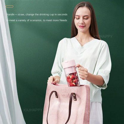 Blend & Go: Portable Juicer & Ice Crusher – Your On-the-Go Freshness Companion