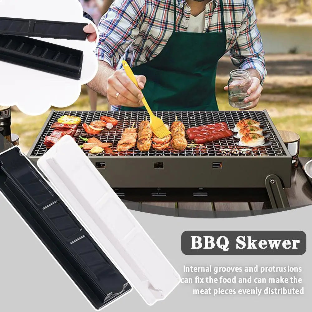 Single Row Kebab Maker BBQ Meat Skewer Machine - Perfect for Bari Eid!