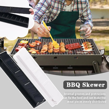 Single Row Kebab Maker BBQ Meat Skewer Machine - Perfect for Bari Eid!