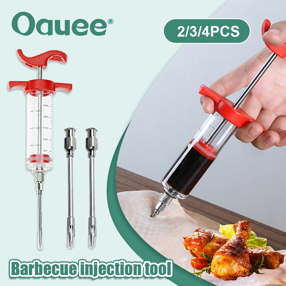 Stainless Steel Barbecue Meat Syringe - Perfect for Bari Eid!
