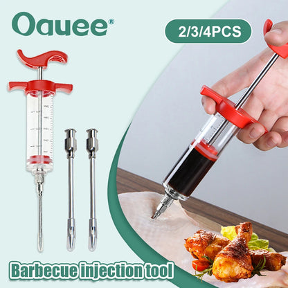 Stainless Steel Barbecue Meat Syringe - Perfect for Bari Eid!