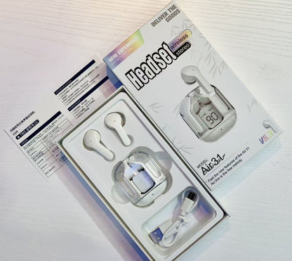 Stay Connected with Air31 Wireless Earbuds.