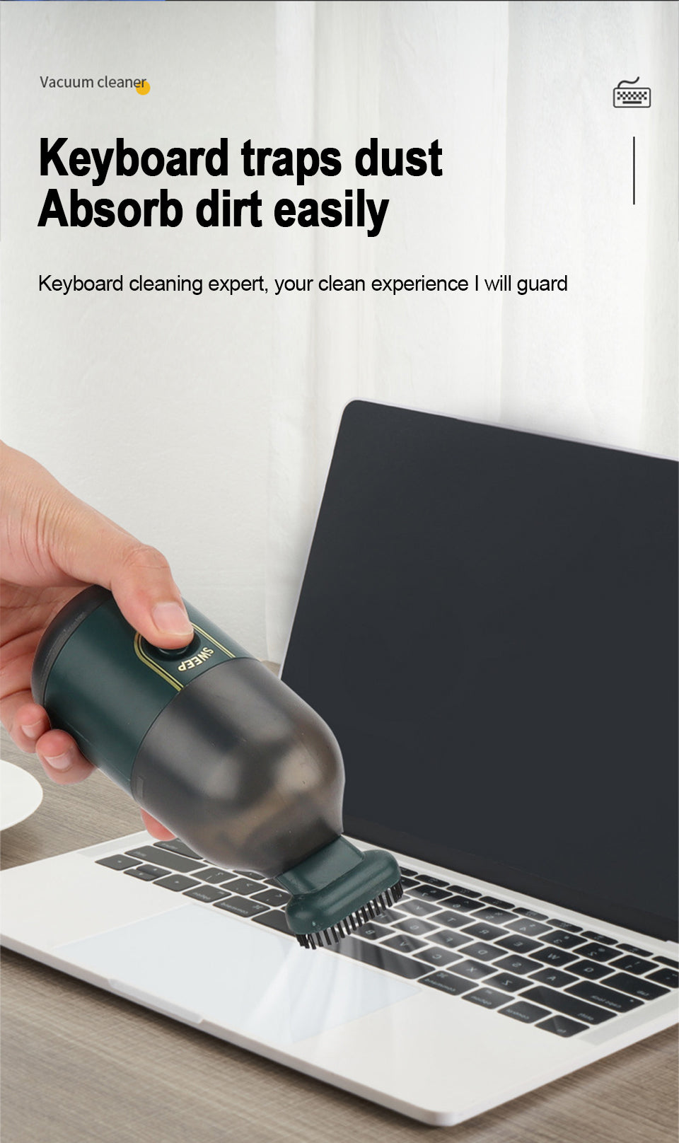 Cleaning Made Easy: Discover the Magic of Our Wireless Mini Vacuum Cleaner