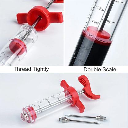 Stainless Steel Barbecue Meat Syringe - Perfect for Bari Eid!