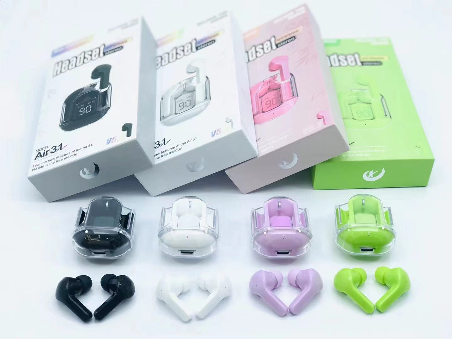 Stay Connected with Air31 Wireless Earbuds.