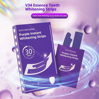 7 PCS Teeth Whitening Strips – Teeth Bleaching Stickers for Removing Yellow Stains
