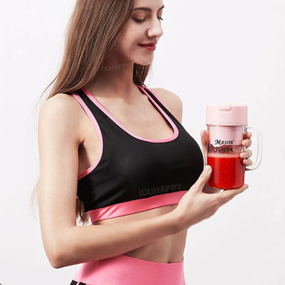 Blend & Go: Portable Juicer & Ice Crusher – Your On-the-Go Freshness Companion