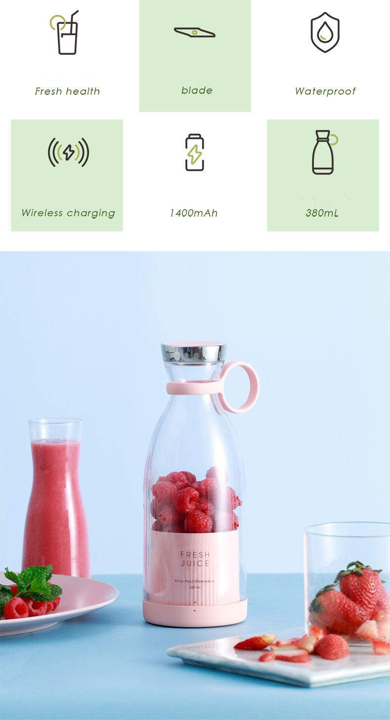 Make Milkshakes like a Boss with Portable Electric Juicer Blender.