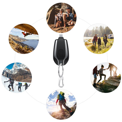 Portable Charger Keychain Power Pod 2 in 1 Fast Charging Key Chain